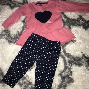 Two baby girl outfits